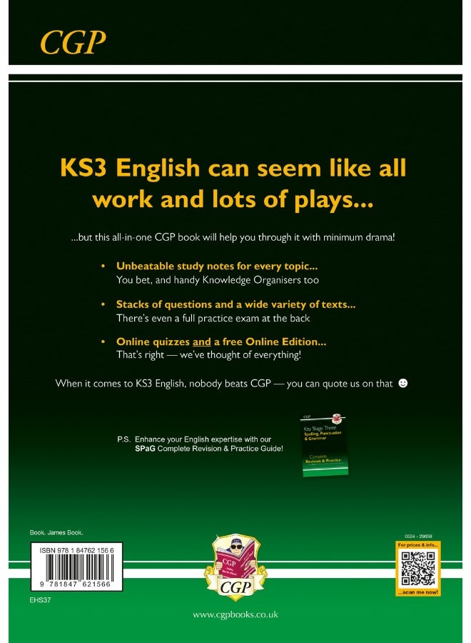 KS3 English Complete Revision & Practice (with Online Edition, Quizzes and Knowledge Organisers)