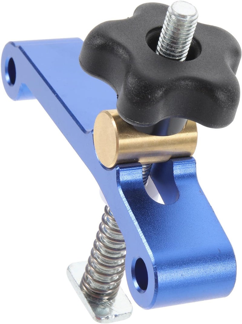 Balacoo 30/45# مشبك ضغط من نوع T-track للنجارة محسن، أزرق، لاستخدامه مع أرفف النجارة وطاولات الراوتر - Image 1