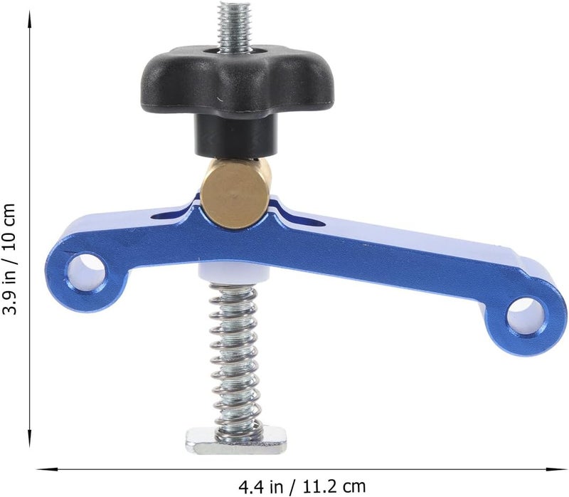 Balacoo 30/45# مشبك ضغط من نوع T-track للنجارة محسن، أزرق، لاستخدامه مع أرفف النجارة وطاولات الراوتر - Image 2