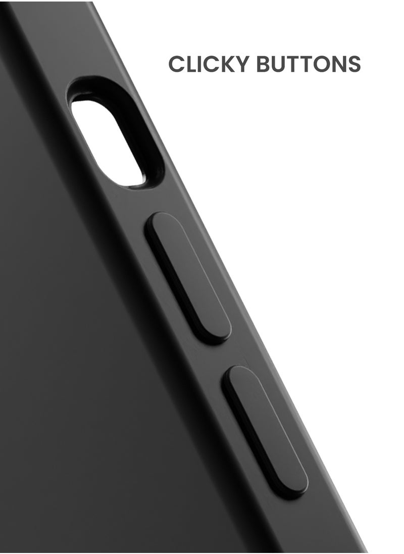 TinyMoose - iPhone 14 Pro 6.1 inch Liquid Silk Drip iPhone Case made for iPhone 14 Pro Anti-Drop Shock Absorption, Anti-Scratch, Silky Smooth - Black Silk - Image 1