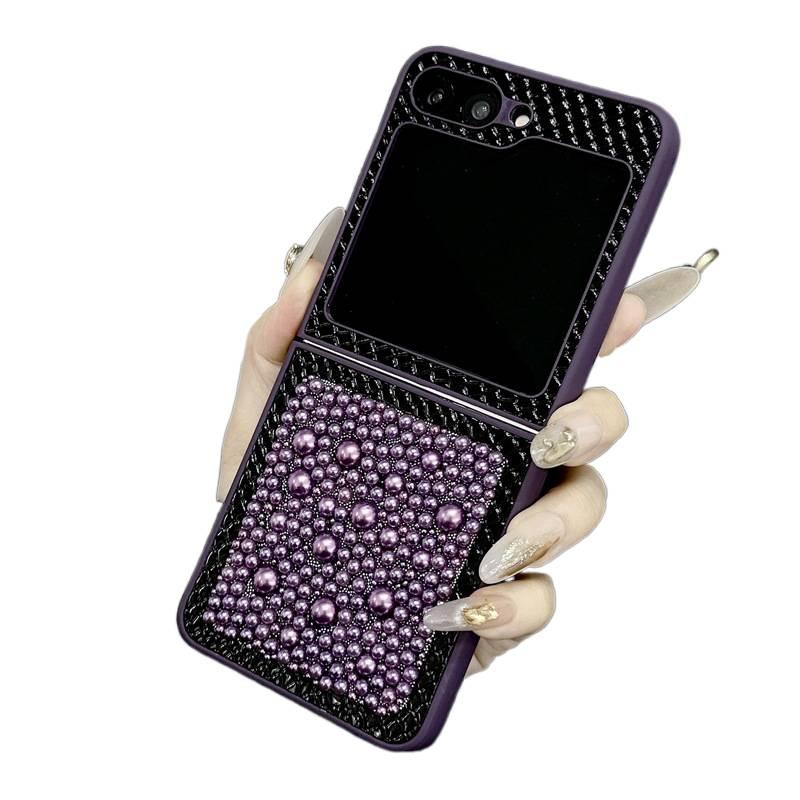 Drop Protection , Purple , , Plastic , Cover for Samsung Galaxy Z Flip 5 with Lightweight Carry - Image 1
