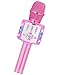 Amazmic Toys for Girls Kids Karaoke Microphone Toddler Microphone for Kids with Lights for Girls Birthday Party Boys Toy Age 3 4 5 6 7 8Light Pink - Image 3