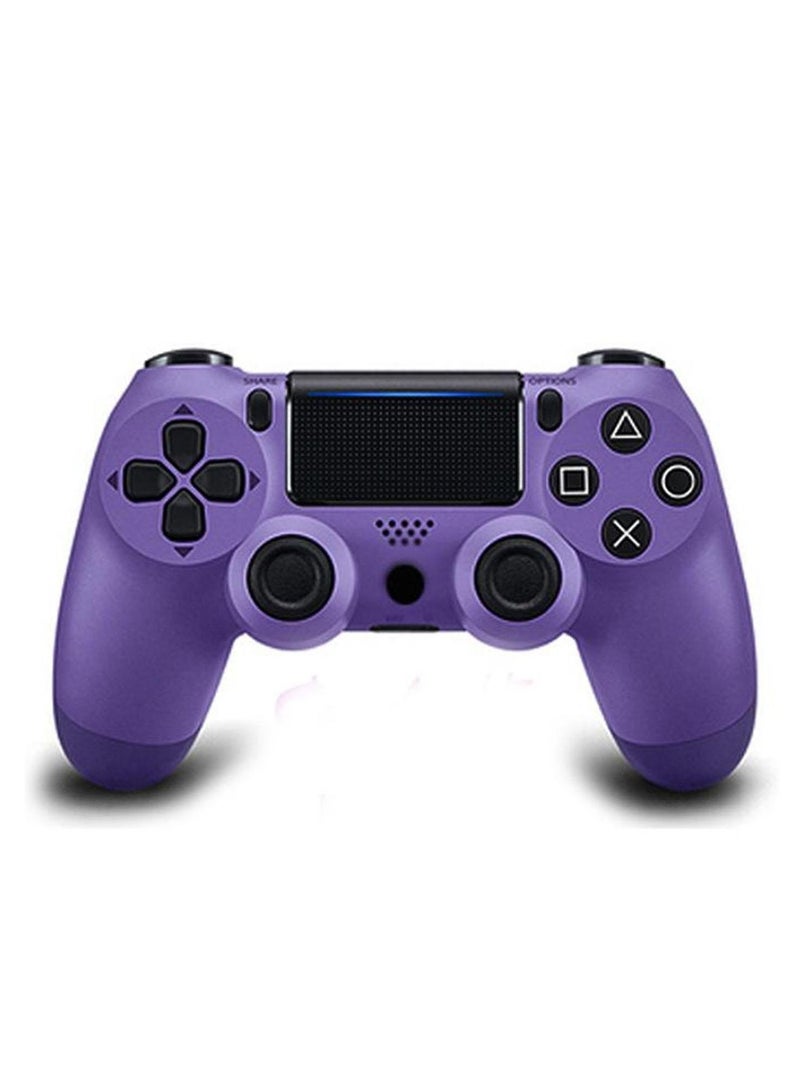 وحدة تحكم لاسلكية مزدوجة الصدمات تعمل بالبلوتوث لجهاز PS4 Gamepad لمحطة اللعب 4 أرجواني - Image 2