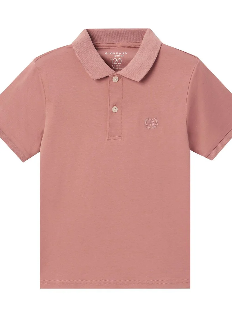 GIORDANO Junior Cotton Interlock Liquid Touch Polo