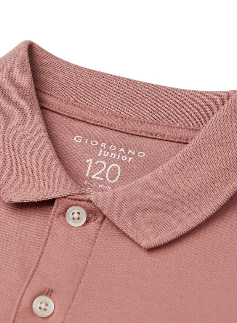 GIORDANO Junior Cotton Interlock Liquid Touch Polo