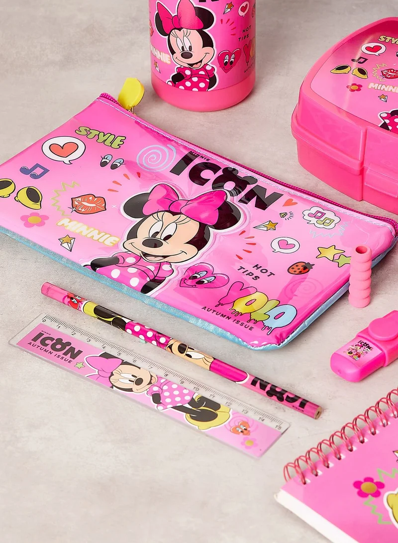 ديزني_ميني_هاوس Back To School Disney Minnie Mouse 6In1 Trolley Box Set