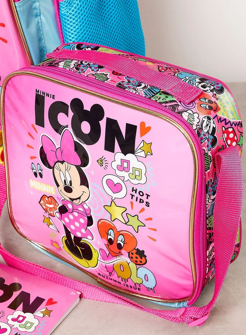 ديزني_ميني_هاوس Back To School Disney Minnie Mouse 6In1 Trolley Box Set