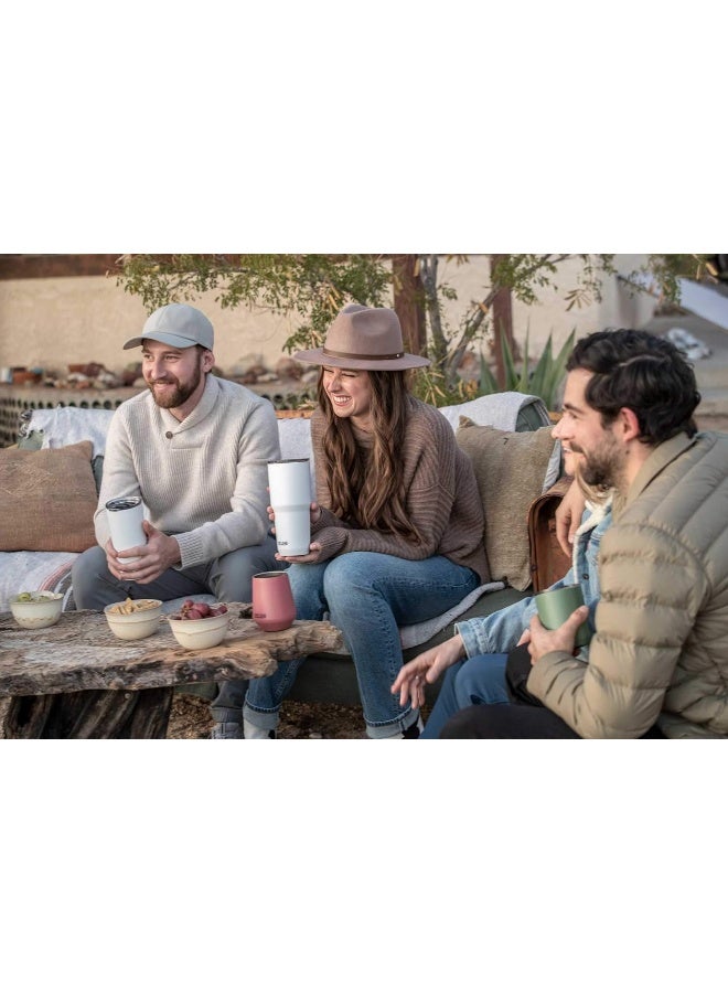 CAMELBAK كوب كاملباك هورايزون سعة 30 أونصة - فولاذ مقاوم للصدأ معزول - غطاء ثلاثي الوضعيات - وردي تيراكوتا - Image 2