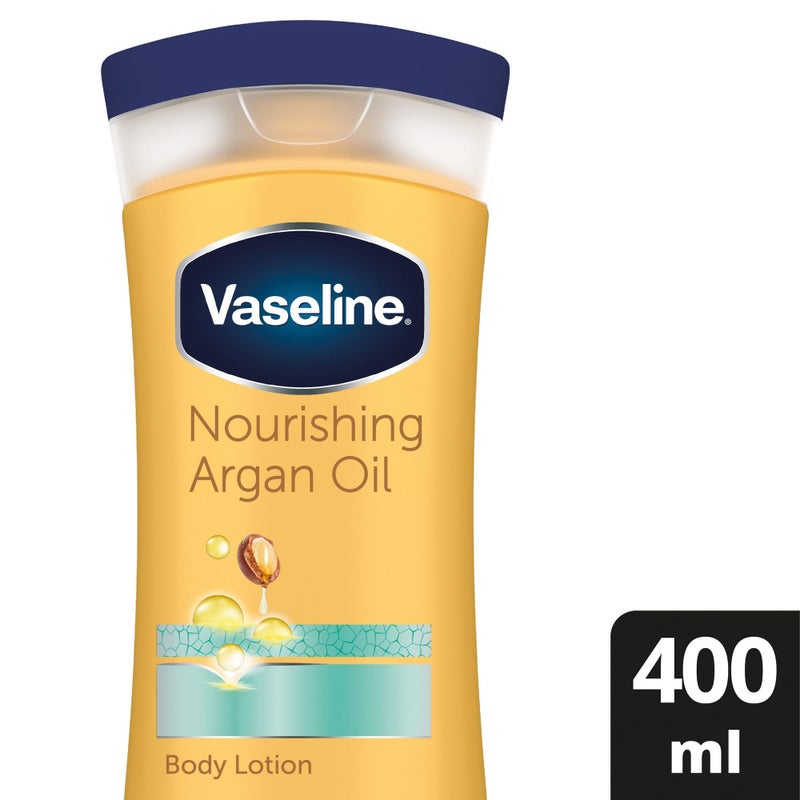 Vaseline Intensive Care Nourishing Argan Oil Lotion, 72h Protection, 400ml - Image 4