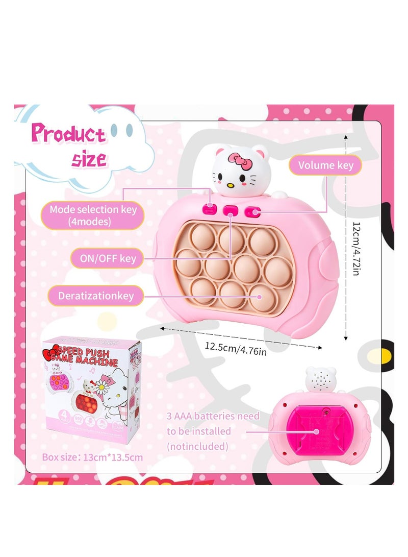 Fast Squeeze Bubble Toy for Kids and Adults, Pop It Electronic Toy, Fast Push Bubble Toy, Fidget Electronic Toy, Fast Push Toy (Kitty) - Image 4