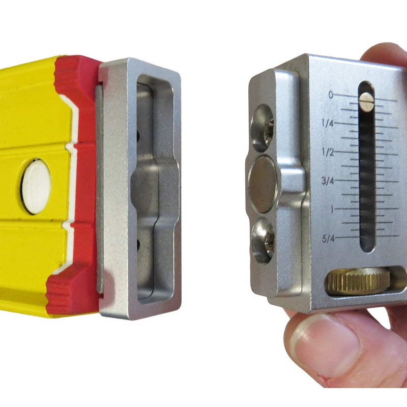 FastCap 02105 Precision How Far Out Universal AddOn Level Gauge