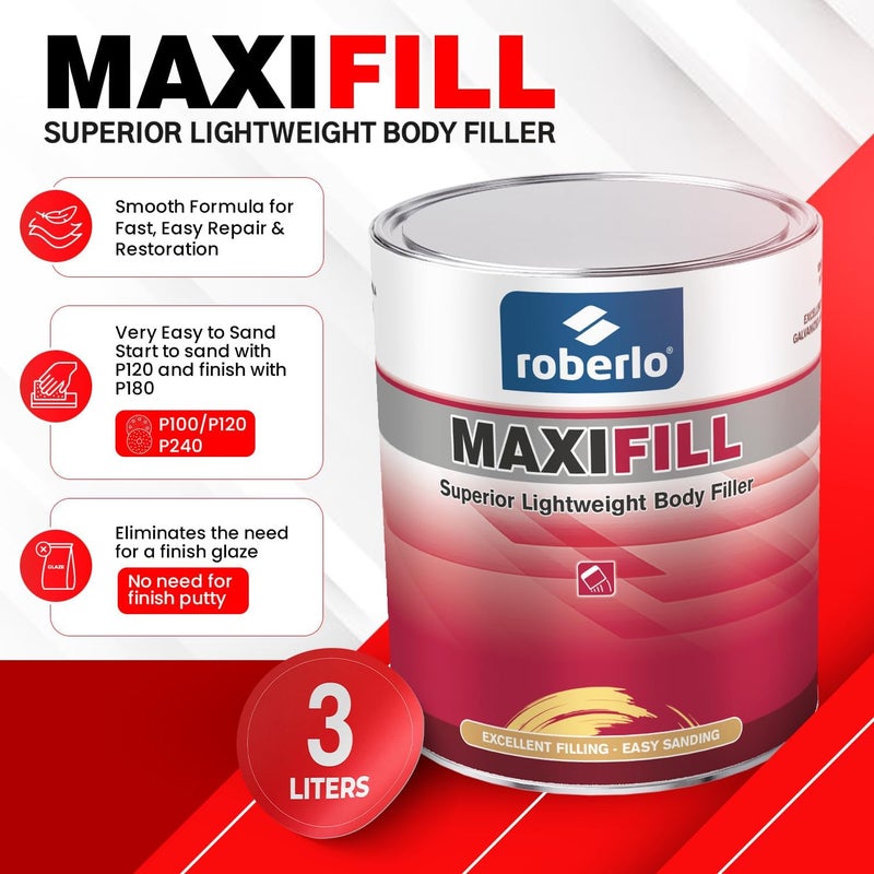 ROBERLO Maxifill Lightweight Body Filler - Image 2