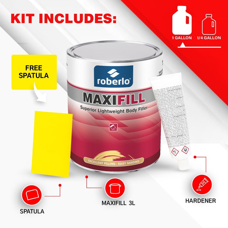 ROBERLO Maxifill Lightweight Body Filler - Image 3
