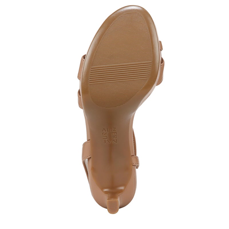 Naturalizer Womens Abby Heeled Sandal Taupe Tan Smooth 7 M - Image 4