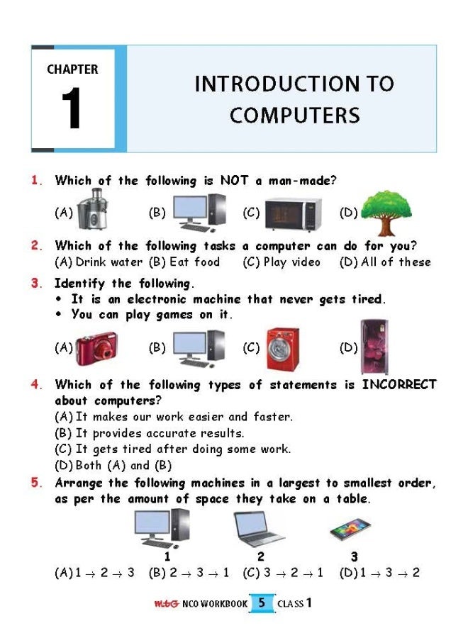MTG National Cyber Olympiad (NCO) Workbook for Class 1 - Quick Recap, MCQs, Previous Years Solved Paper and Achievers Section - SOF NCO Olympiad Preparation Books For 2023-2024 Exam - Image 3