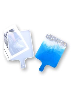 Graffiti Resin 2-Piece Silicone for Epoxy Serving Tray Mold  - Image 5
