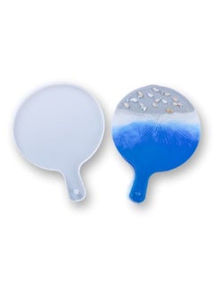 Graffiti Resin 2-Piece Silicone for Epoxy Serving Tray Mold  - Image 2