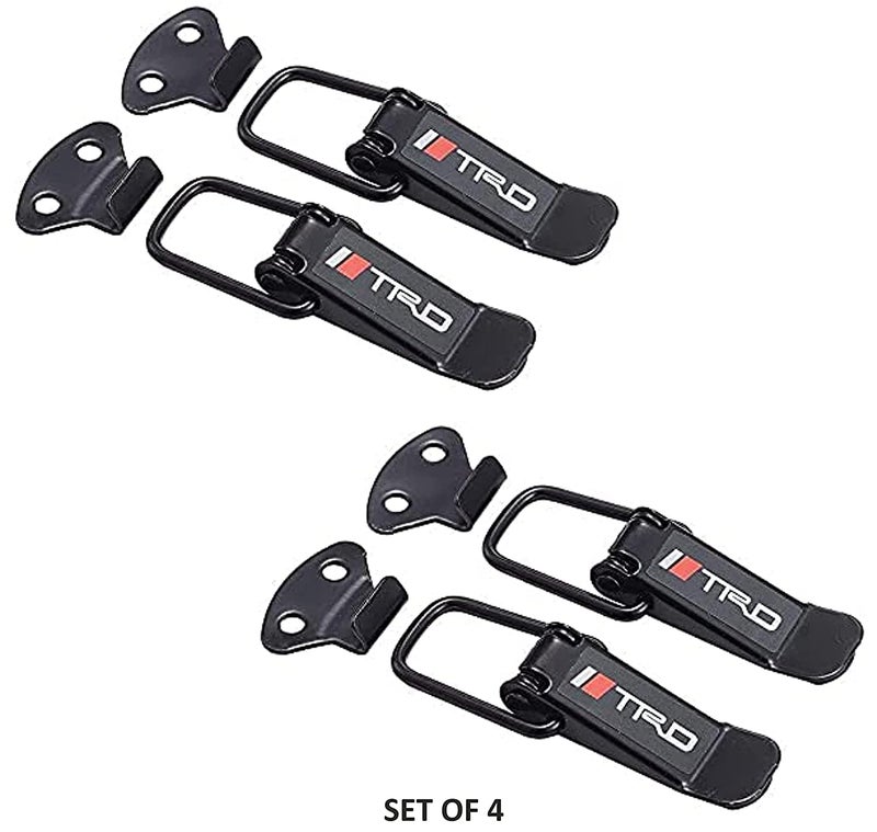 AUTO MT كليب بامبر TRD 4 قطع من AUTO MT مجموعة كليب بامبر للسيارات الرياضية JDM مع حراس بامبر جانبي وقطع تثبيت (4PC-كليب بامبر TRD) - Image 4