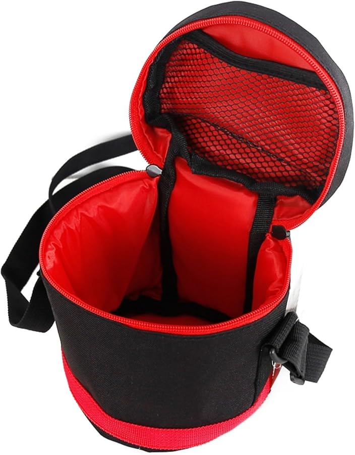 حقيبة تخزين تلسكوبية من قماش أكسفورد الثقيل مع أحزمة كتف وجيب شبكي - Image 5