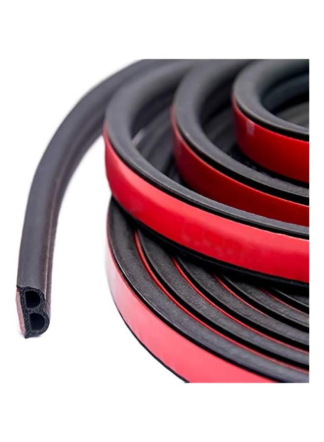 FYLX 33Feet Long Universal Self Adhesive Auto Rubber Weather Draft Seal Strip 51100 Inch Wide X 15 Inch ThickWeatherstrip for Car Window and DoorEngine Cover 2 Rolls of 165 Ft Long) - Image 1