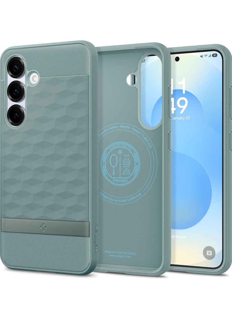 Spigen Parallax MagFit for Samsung Galaxy S25 PLUS MagSafe Case Cover Mil Grade (2025) - Sage Green  - Image 1