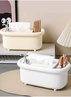 QSHOP ®️Tissue Box Perfect for organization and decoration Multi-use tissue dispenser with opener for organizing makeup, toiletries and household supplies  - Image 4