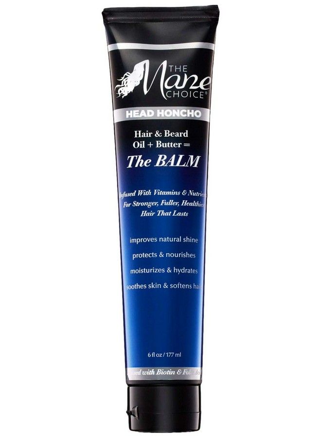 THE MANE CHOICE Mane Choice Head Honcho Hair & Beard Oil + Butter The Balm 6 Fl Oz - Image 1