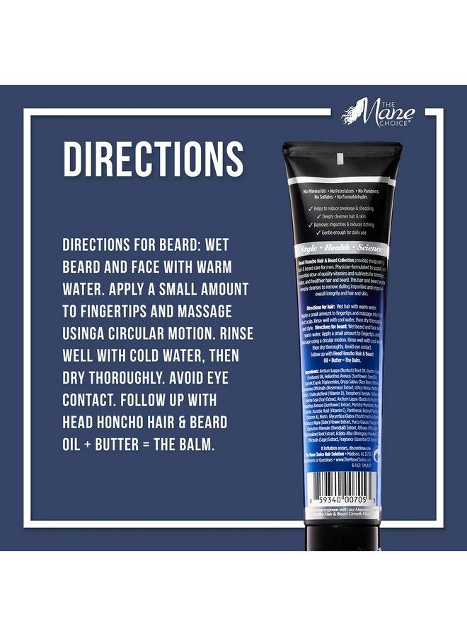 THE MANE CHOICE Mane Choice Head Honcho Hair & Beard Oil + Butter The Balm 6 Fl Oz - Image 5