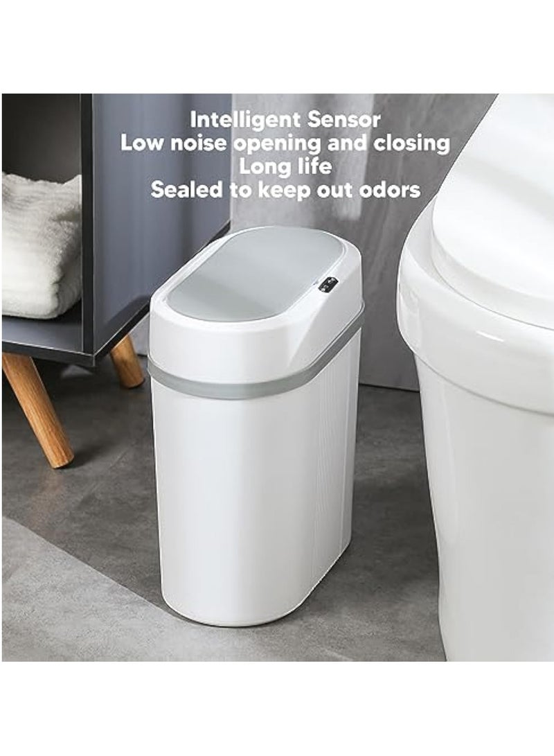 Arabest Automatic Trash Can, 12L Slim Smart Trash Can, Touchless Garbage Can with Lid, Battery Powered Motion Sensor Trash Can for Bedroom, Bathroom, Office - Image 5