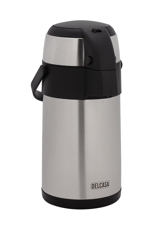 DELCASA Double Wall Stainless Steel Airpot Flask 3000ml DC2354  - Image 4