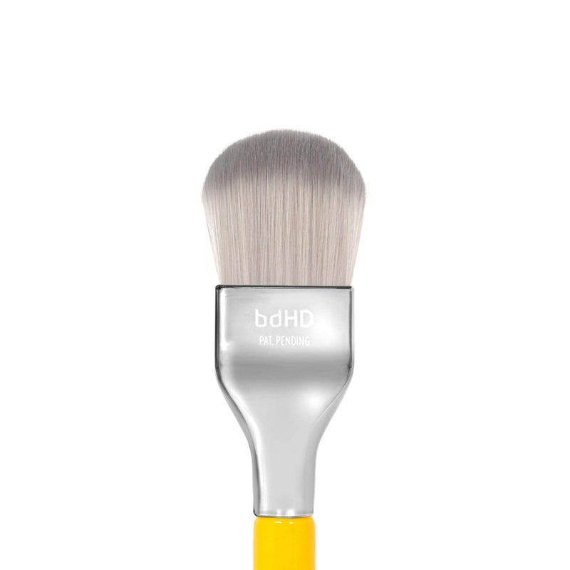 Bdellium Tools Professional Makeup Brush - Studio Series 952 Small Rounded Double Dome Blender - With Soft Synthetic Fibers, For Application & Blending (Yellow, 1pc) - Image 4