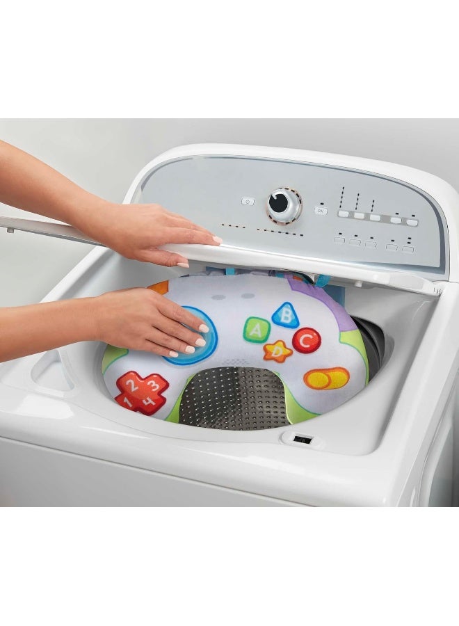 Fisher-Price Littlest Gamer Tummy Wedge, Sensory Tummy Time Baby Toy  - Image 5