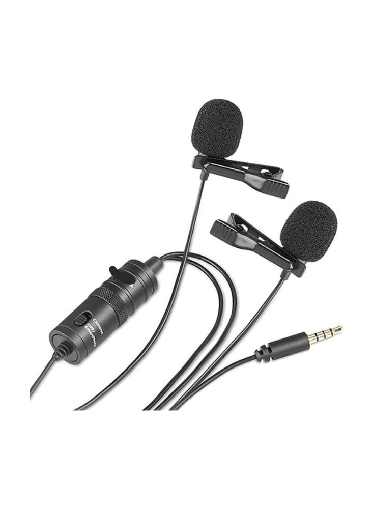 Dual Omnidirectional Microphone – Clear Sound for Multiple Devices, Black - Image 3