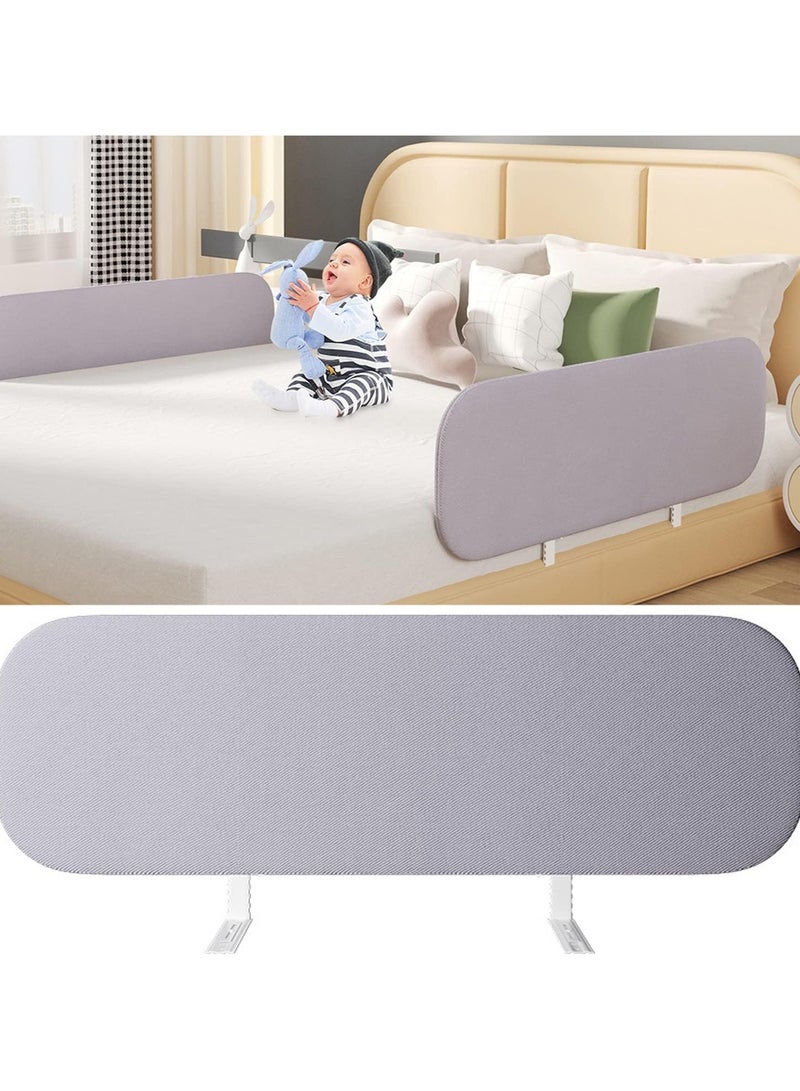 1-Piece Toddler Bed Rails Guard Foldable Crib Rail Guard Baby Bed Rail for Toddlers Elderly with Reinforced Anchor Safety for Cribs, Twin, Double, Full-Size Bed Portable Child Bed Safet (1.2M) - Image 1