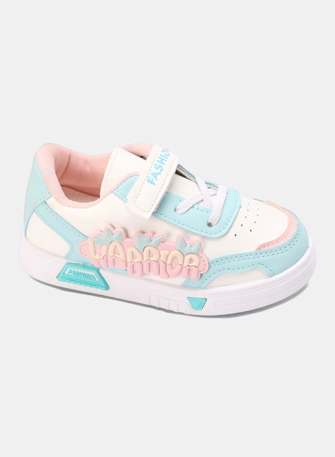 Grinta Kids Shoes - White<.Blue - Image 1