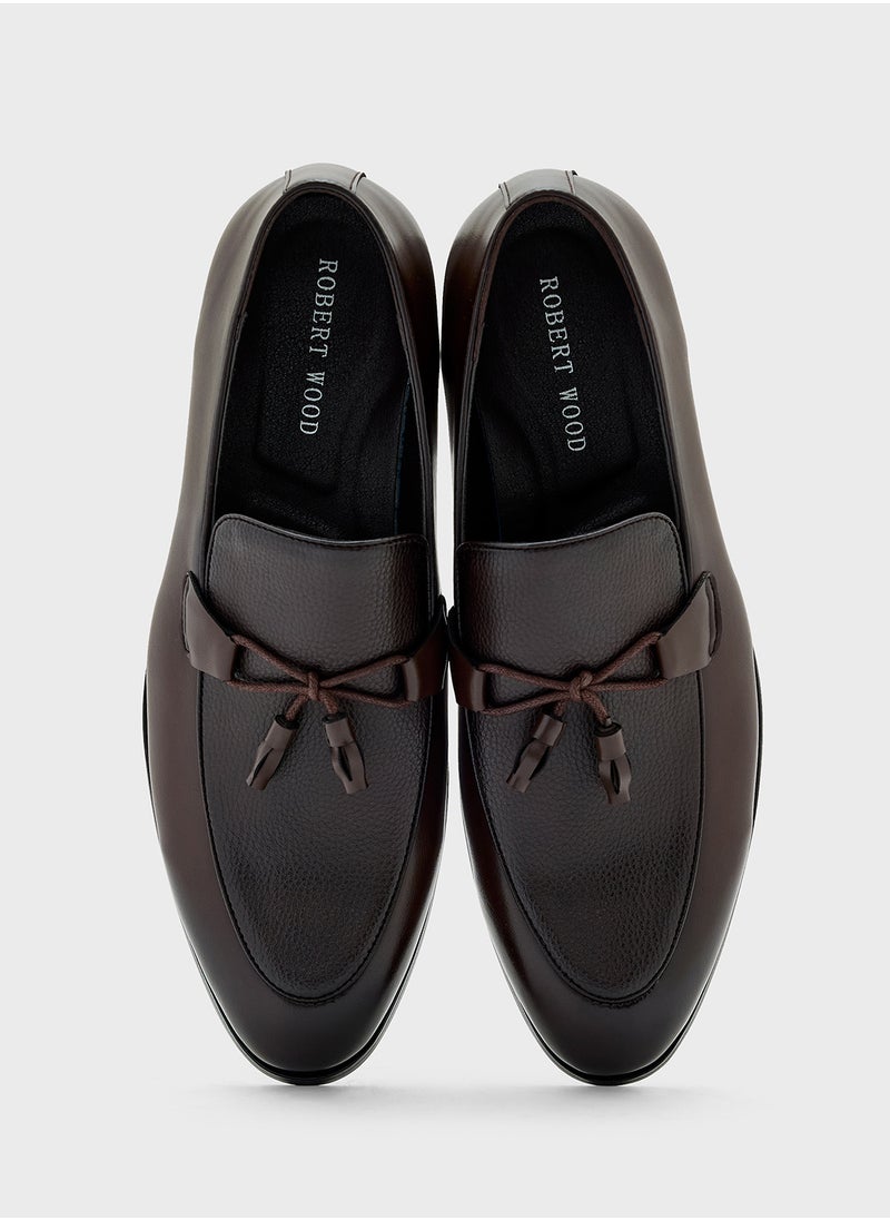 Robert Wood - Tassel Detail Formal Loafer - Image 1