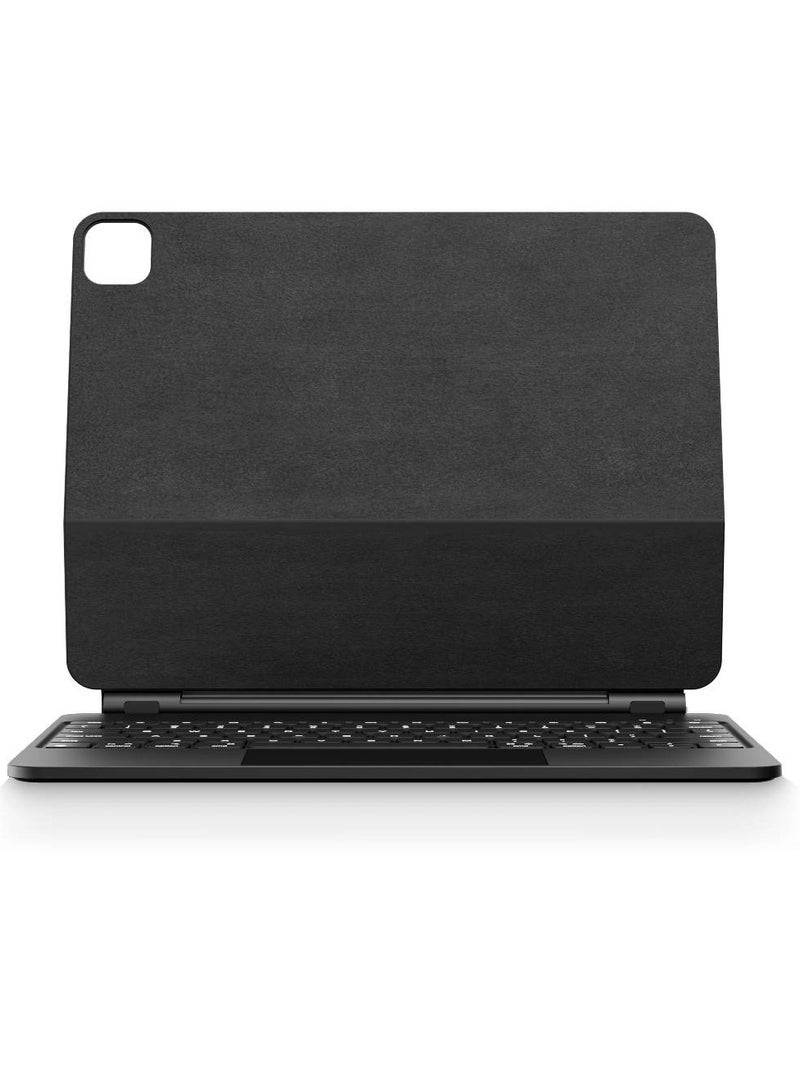 جينيكست حافظة لوحة مفاتيح سحرية لجهاز iPad Air 13 بوصة M3 2025 M2 Pro 12.9 غطاء ذكي متعدد اللمس مغناطيسي بإضاءة خلفية لاسلكية - Image 3