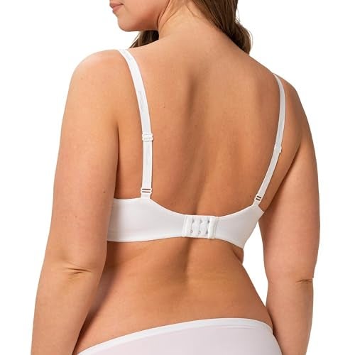 Triumph Body Make-Up WHP Women’s Bra - Lightly Padded - T-Shirt Bra for Women - White, 34B - Image 3