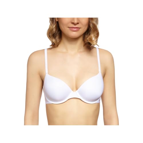 Triumph Body Make-Up WHP Women’s Bra - Lightly Padded - T-Shirt Bra for Women - White, 34B - Image 2