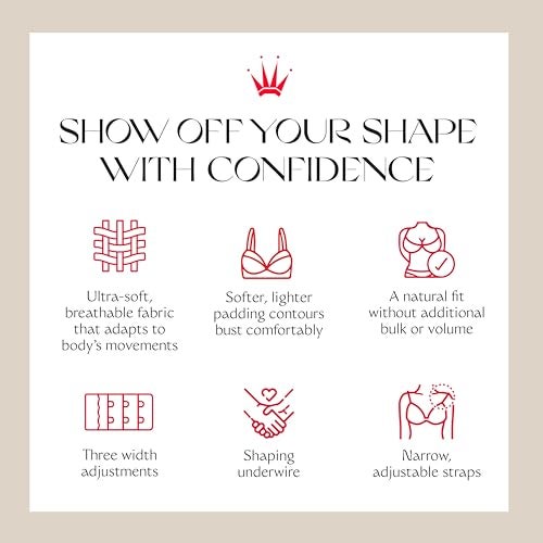 Triumph Body Make-Up WHP Women’s Bra - Lightly Padded - T-Shirt Bra for Women - White, 34B - Image 5