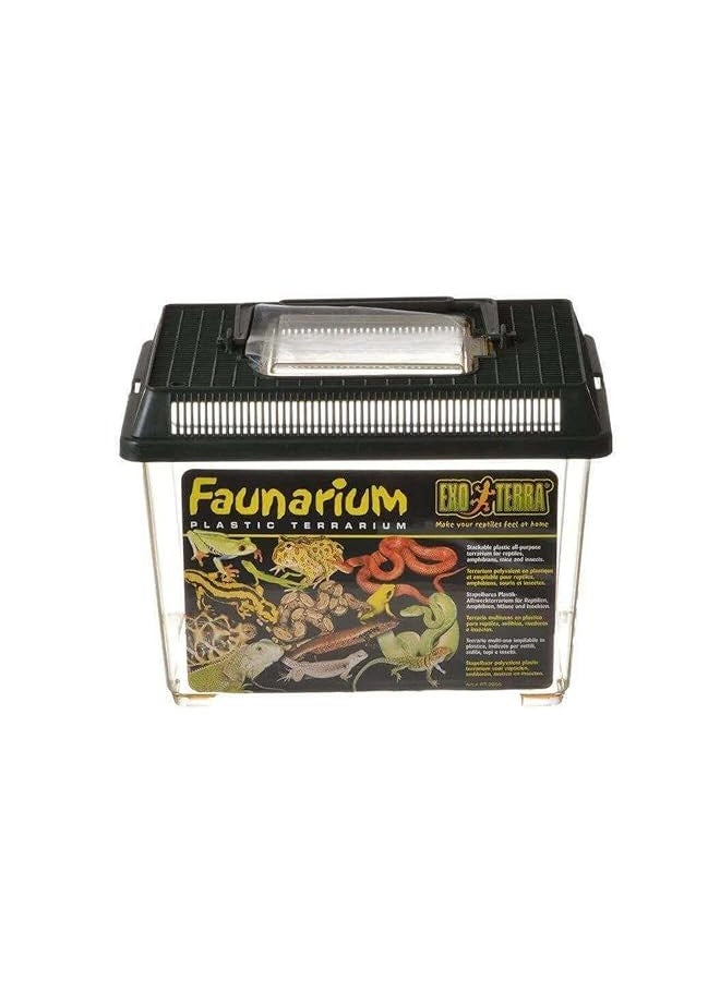 Exo Terra Faunarium, Plastic Reptile Terrarium, Small, PT2255 - Image 1