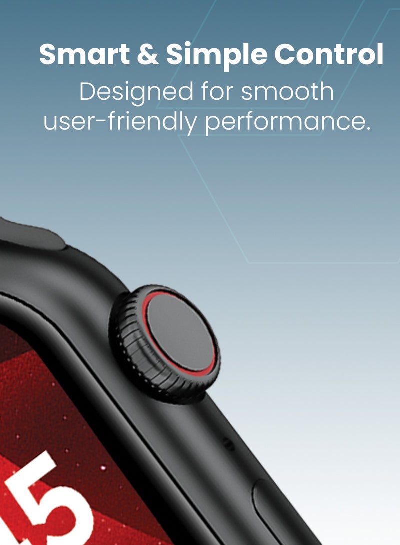 Moxedo Mevo Smart Watch for Android & iOS with 1.71" HD AMOLED Display, Wireless Charging, Chat GPT AI Assistant, Bluetooth Calling, Fitness & Health Tracker, Sleep Monitor, IP67 Waterproof (Black) - Image 4