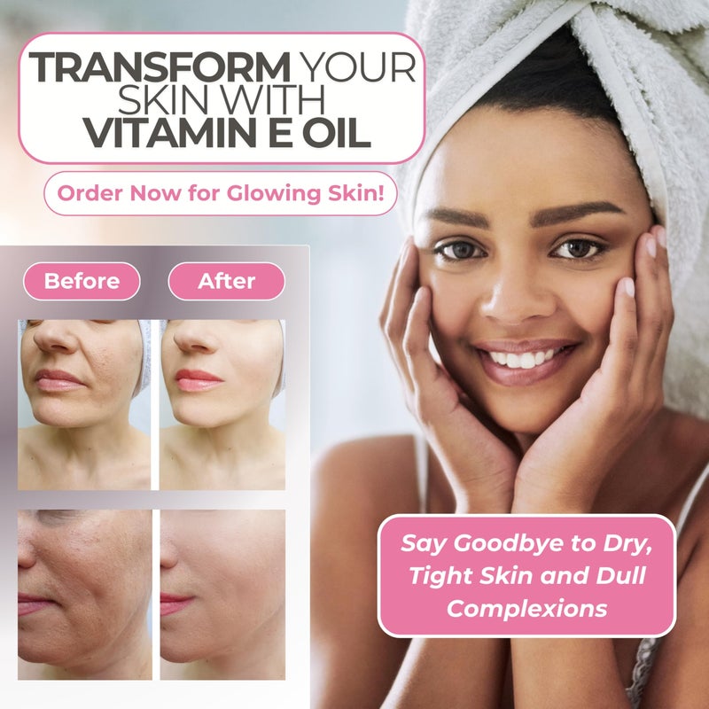 Leven Rose Bulk Vitamin E Oil by Leven Rose 75,000 IU per oz 100% Natural, Organic, Pure Vitamin E Oil for Skin, Face, Hair, and Nails, 16 oz - Image 3