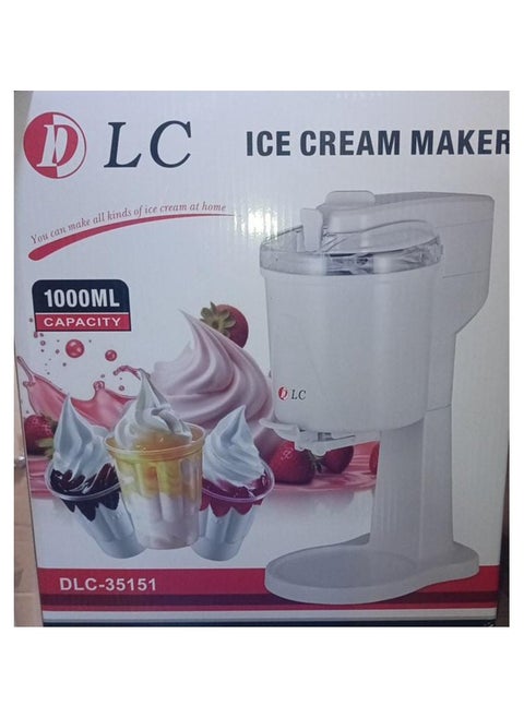 Electric Ice Cream Maker Capacity 1000 ml Power 18W