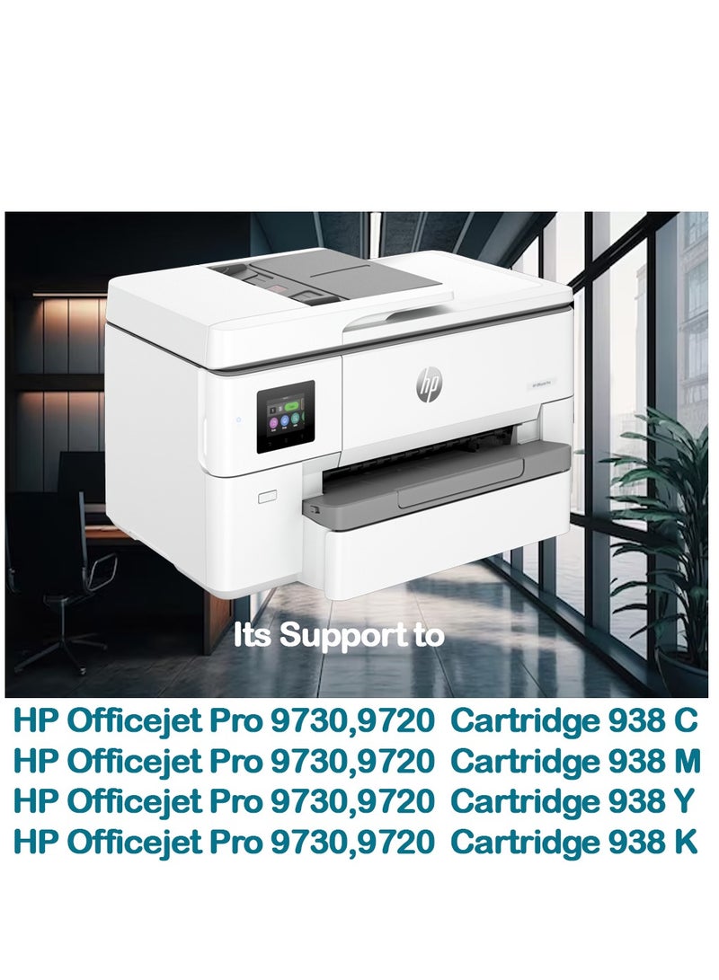 HP خرطوشة حبر أصلية 938 لـ Office Jet Pro 9720,9730 - Image 2