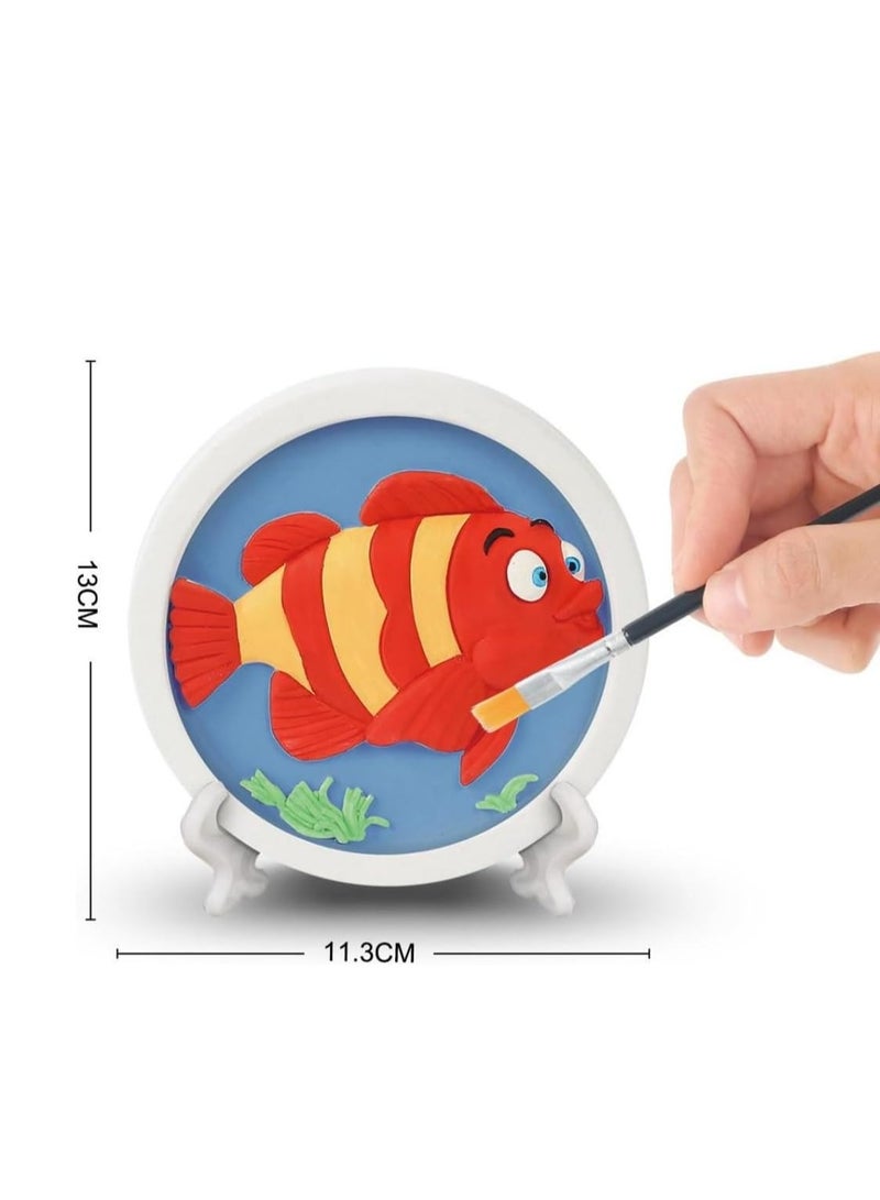 UKR Paint Toy Craft Kit for Kids – Creative Fish Painting Set for Children’s Art Activities - Image 4