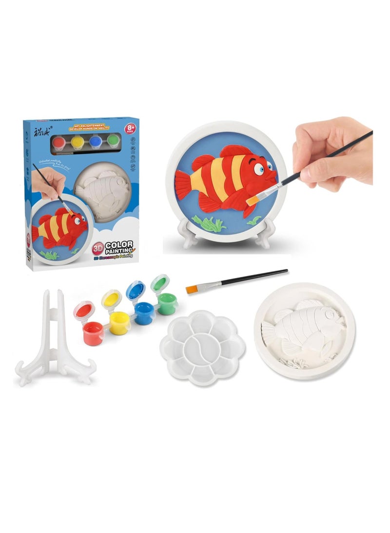 UKR Paint Toy Craft Kit for Kids – Creative Fish Painting Set for Children’s Art Activities - Image 5