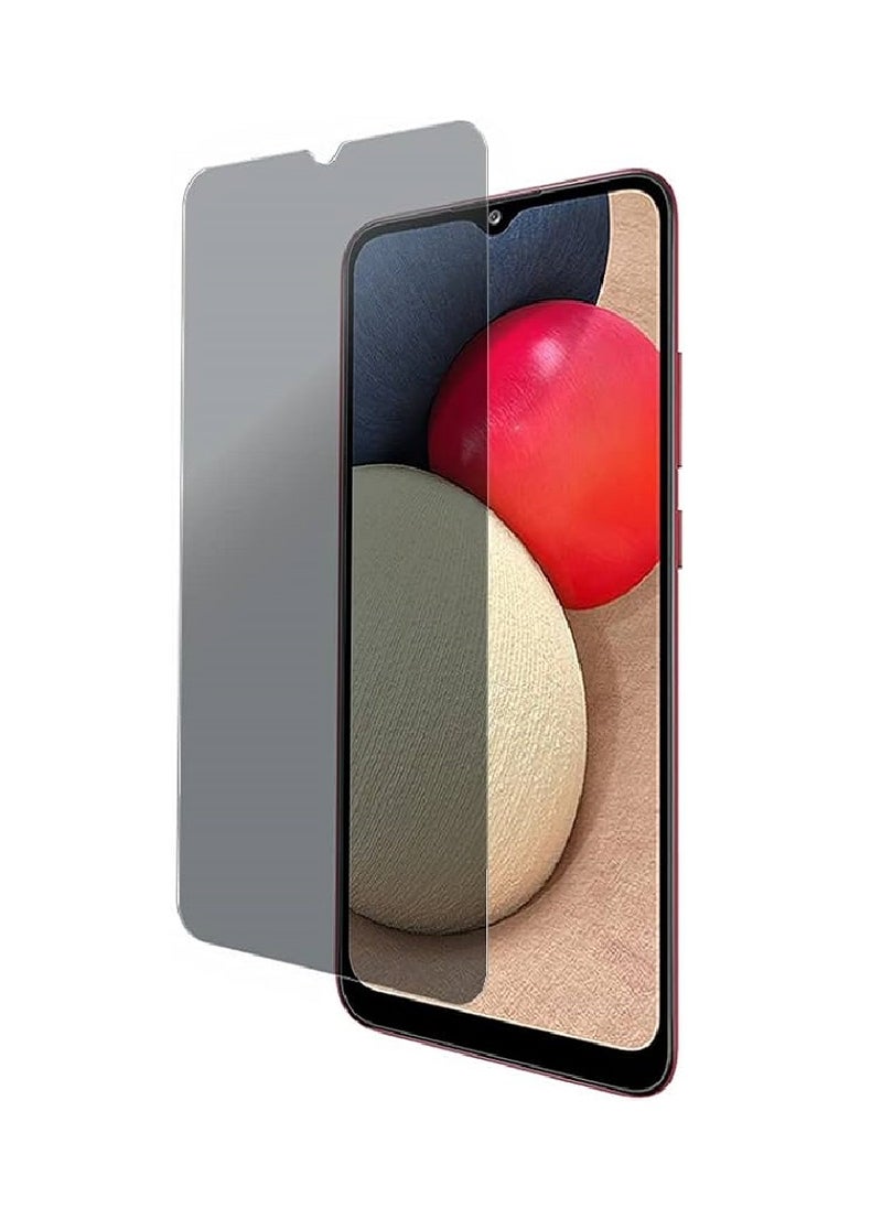 Tempered Glass Screen Protector Anti-Spy Privacy Designed For Samsung Galaxy A02s Full Screen Coverage And Bubble Free - Image 1