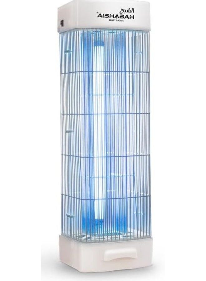 الشبح قاتل الحشرات الطائرة من الشباب - الخيار الذكي - جهاز صاعق كهربائي أصلي 100% للاستخدام الداخلي والخارجي، يعمل بجهد 220-240 فولت، مزود بضوء فوق بنفسجي عالي الطاقة، لمكافحة فعالة للحشرات في المنزل والفناء والحديقة الخلفية والتخييم - Image 1