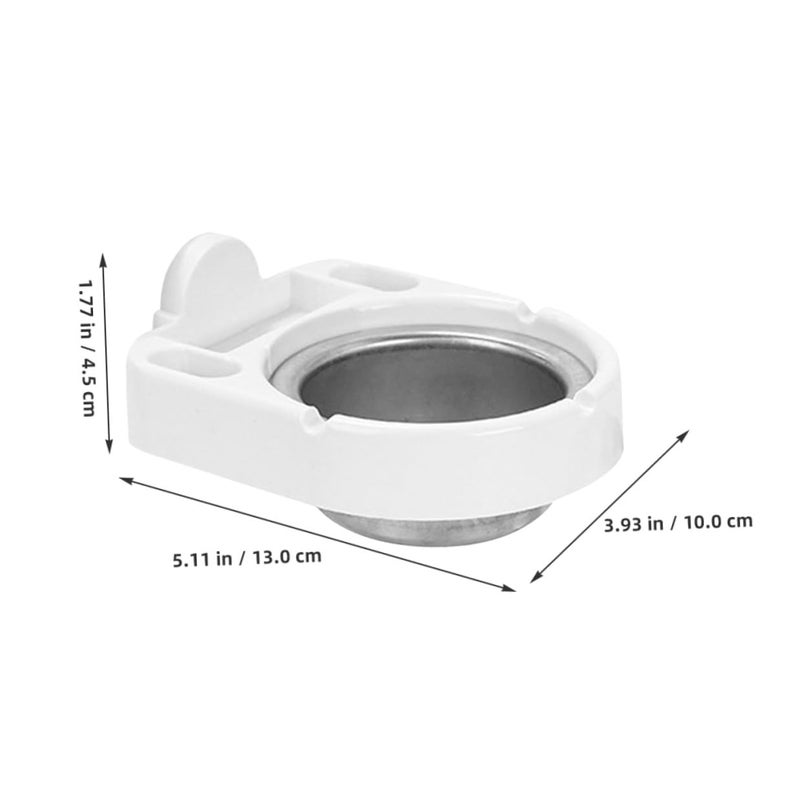 حامل سجائر من الفولاذ المقاوم للصدأ مثبت على الحائط مع خزان داخلي قابل للفصل ومقاوم للتآكل. - Image 3